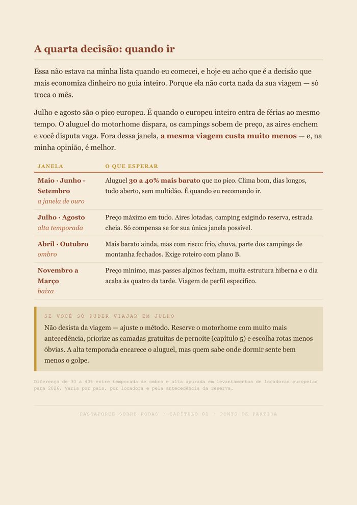 Página da janela de ouro